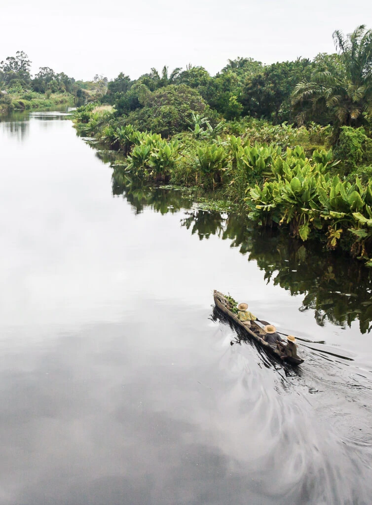 The Pangalanes channel, eastern Madagascar